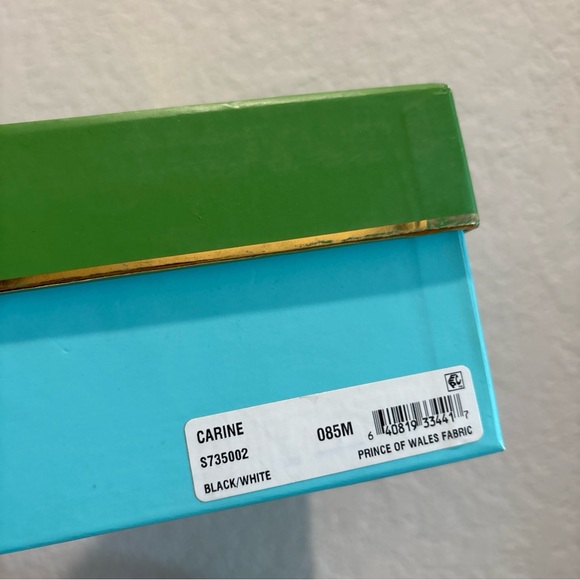 Kate Spade Plaid Heels with Black Bow - Picture 10 of 10